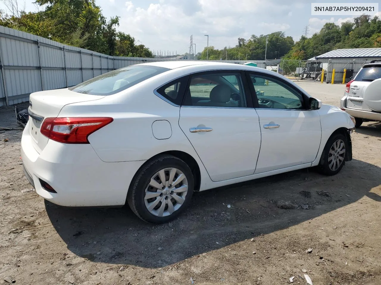 3N1AB7AP5HY209421 2017 Nissan Sentra S