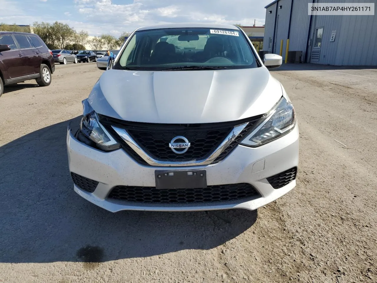 2017 Nissan Sentra S VIN: 3N1AB7AP4HY261171 Lot: 69126184