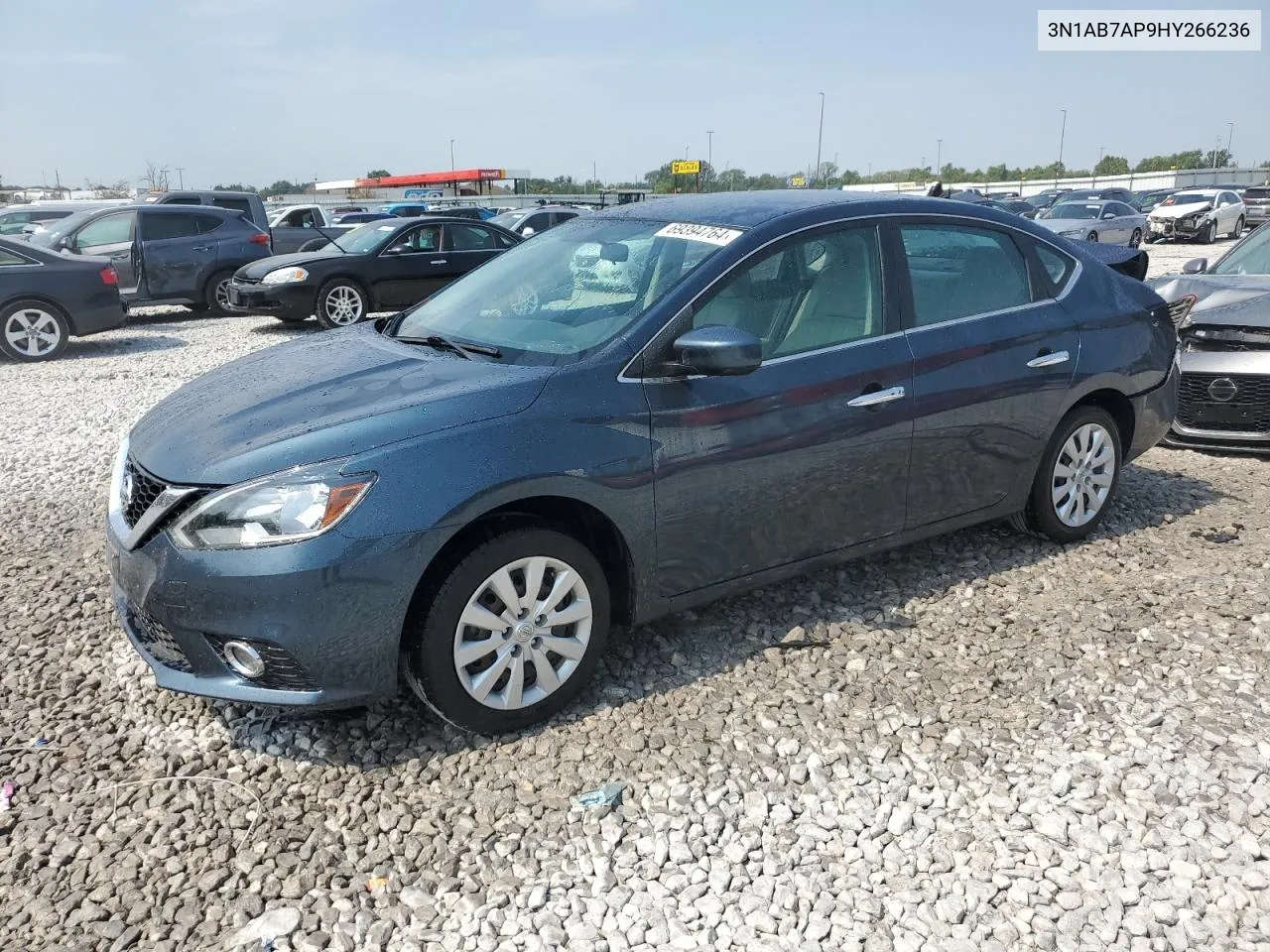 2017 Nissan Sentra S VIN: 3N1AB7AP9HY266236 Lot: 69394764