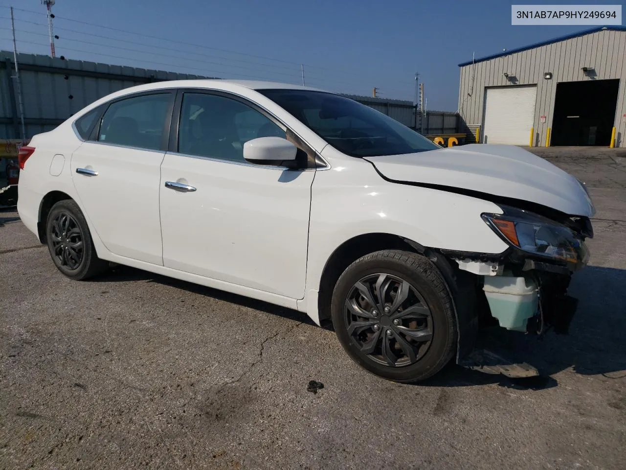 2017 Nissan Sentra S VIN: 3N1AB7AP9HY249694 Lot: 69485024