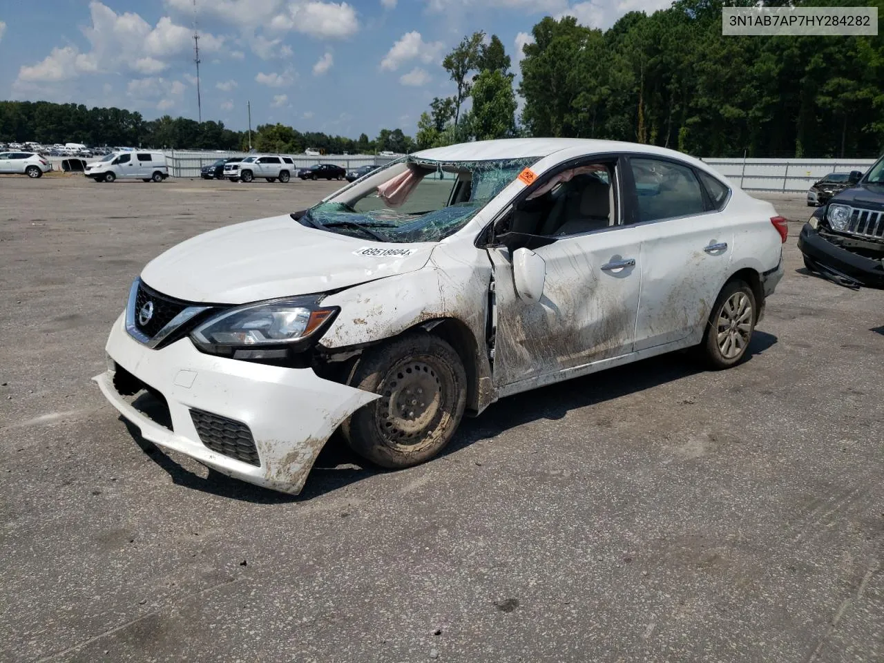 2017 Nissan Sentra S VIN: 3N1AB7AP7HY284282 Lot: 69518604