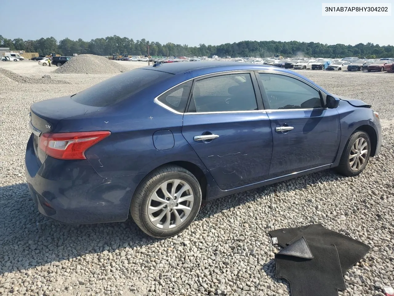 2017 Nissan Sentra S VIN: 3N1AB7AP8HY304202 Lot: 69698464