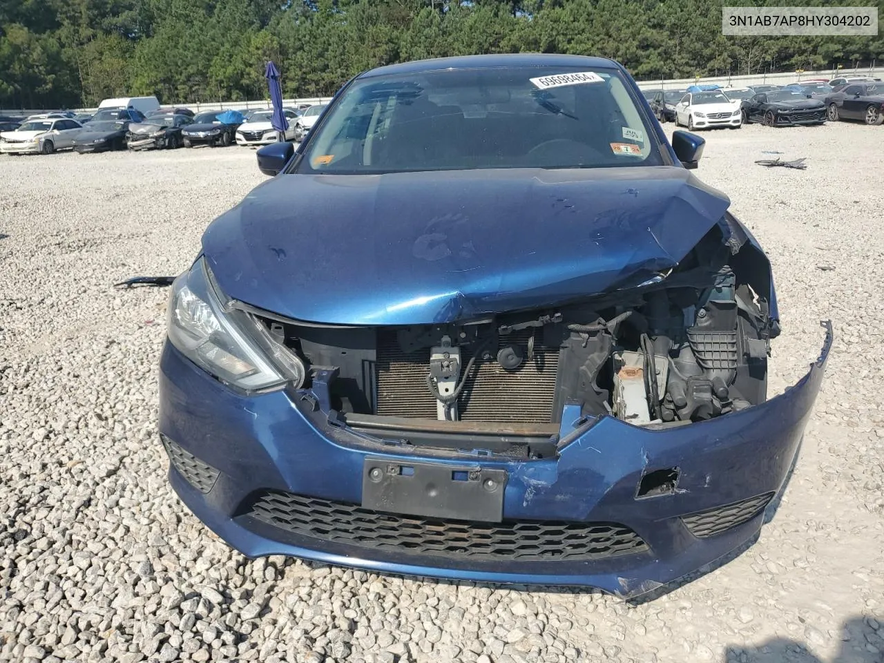 2017 Nissan Sentra S VIN: 3N1AB7AP8HY304202 Lot: 69698464