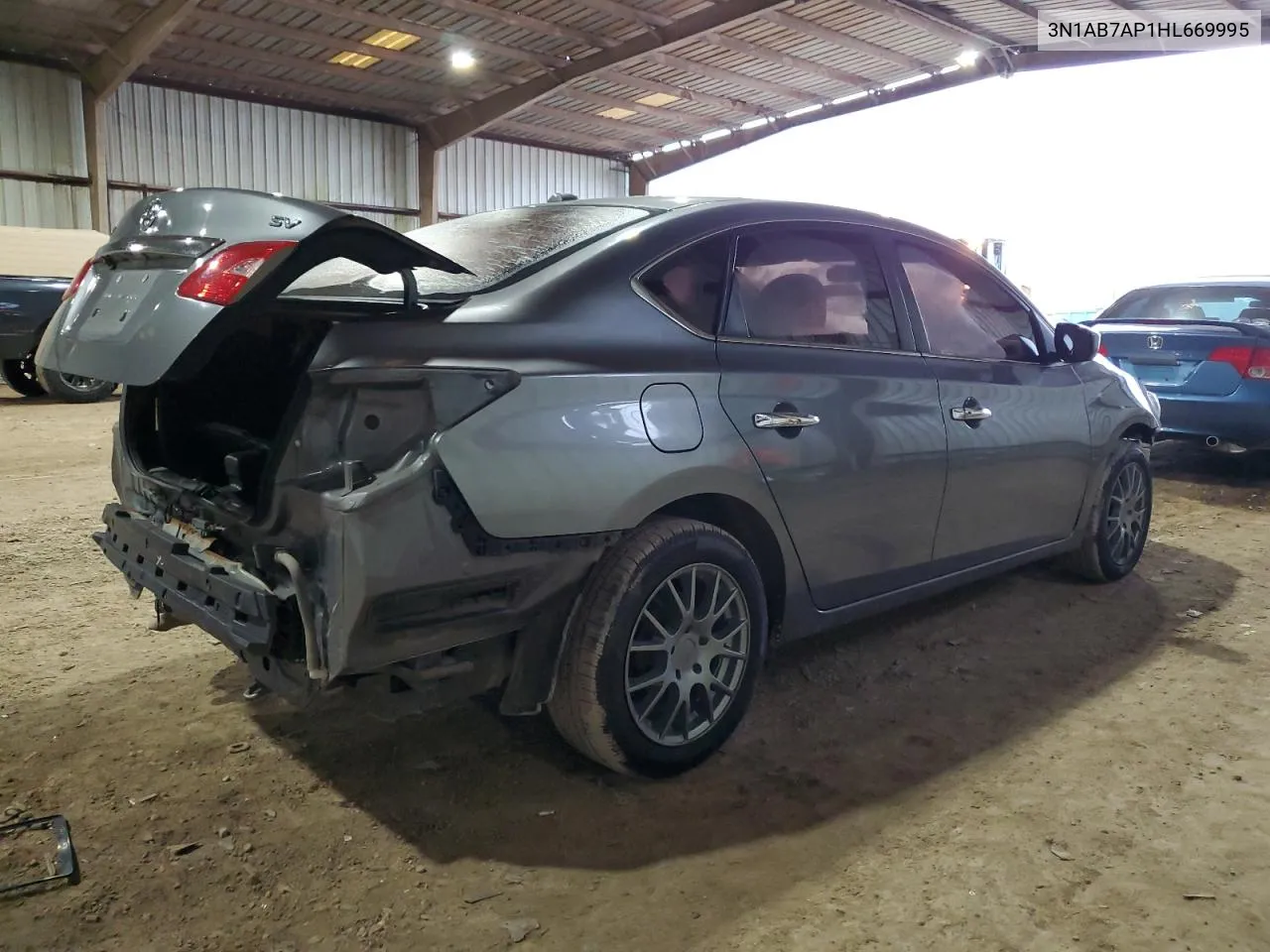 2017 Nissan Sentra S VIN: 3N1AB7AP1HL669995 Lot: 69762584