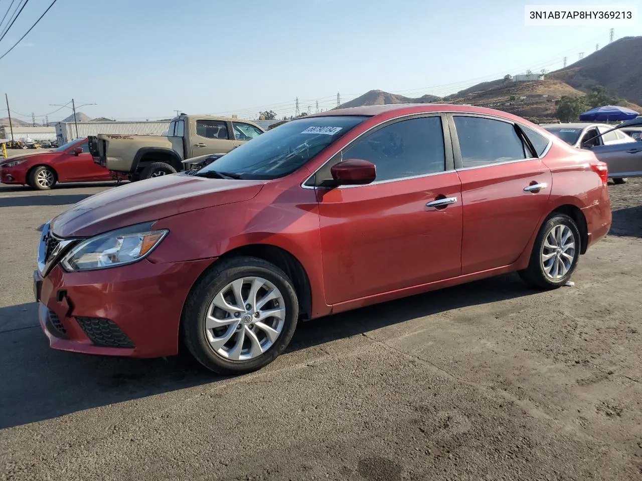 2017 Nissan Sentra S VIN: 3N1AB7AP8HY369213 Lot: 69790184