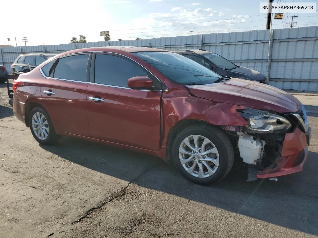 2017 Nissan Sentra S VIN: 3N1AB7AP8HY369213 Lot: 69790184