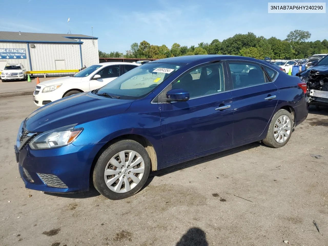 2017 Nissan Sentra S VIN: 3N1AB7AP6HY240290 Lot: 69864354