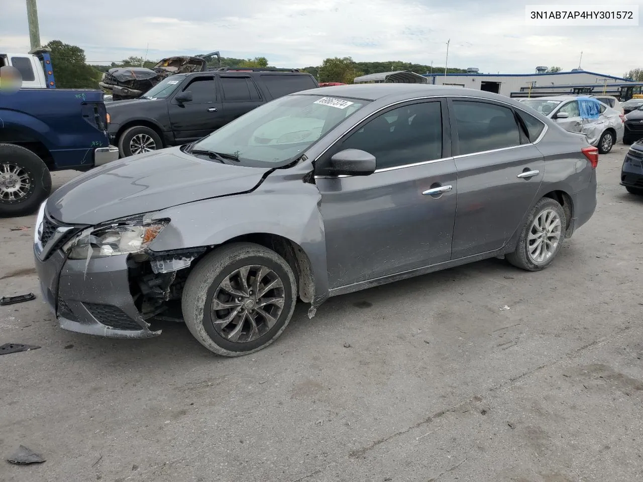 2017 Nissan Sentra S VIN: 3N1AB7AP4HY301572 Lot: 69867374