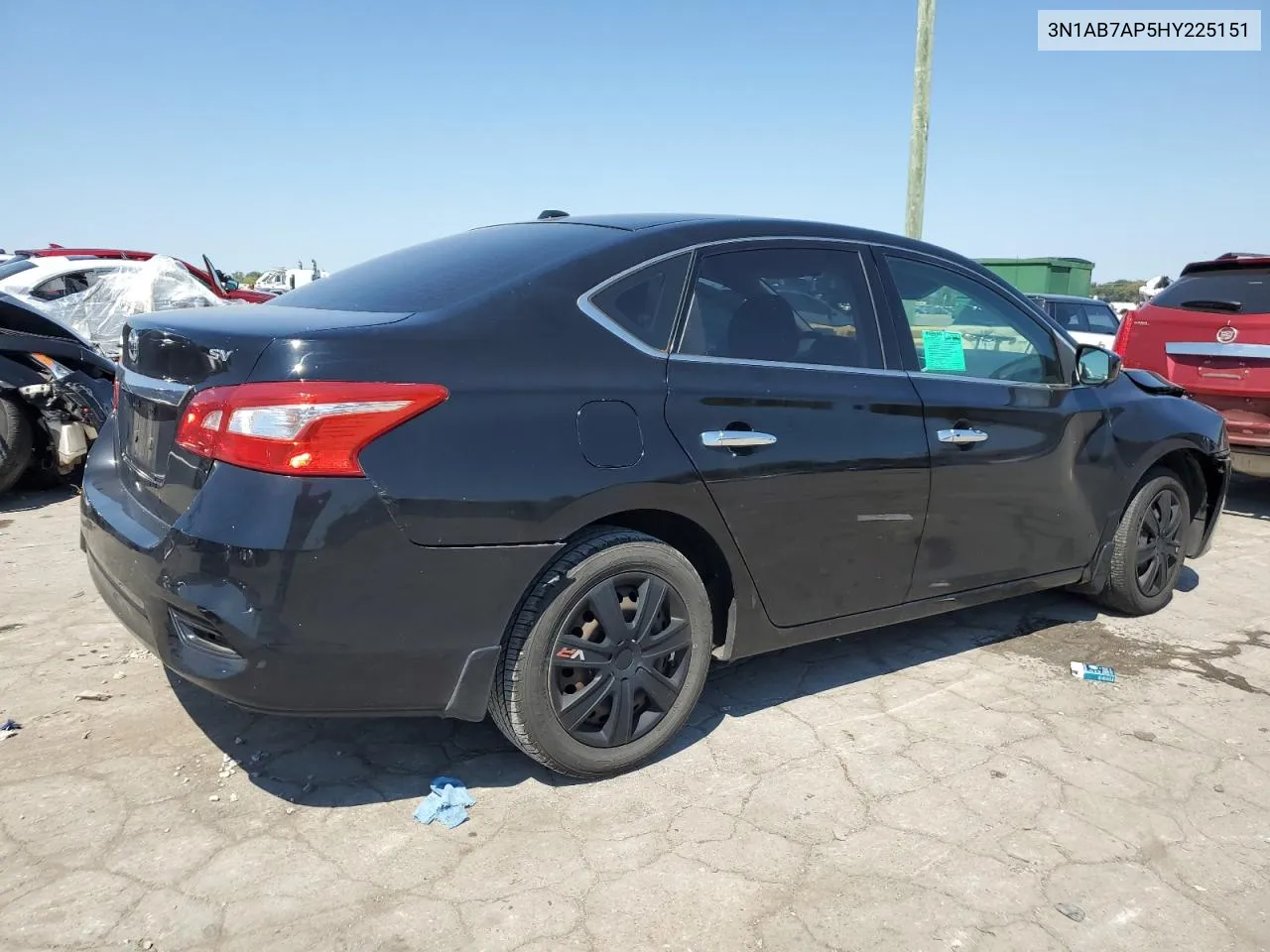 2017 Nissan Sentra S VIN: 3N1AB7AP5HY225151 Lot: 69873094