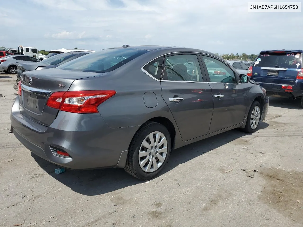 2017 Nissan Sentra S VIN: 3N1AB7AP6HL654750 Lot: 69943334