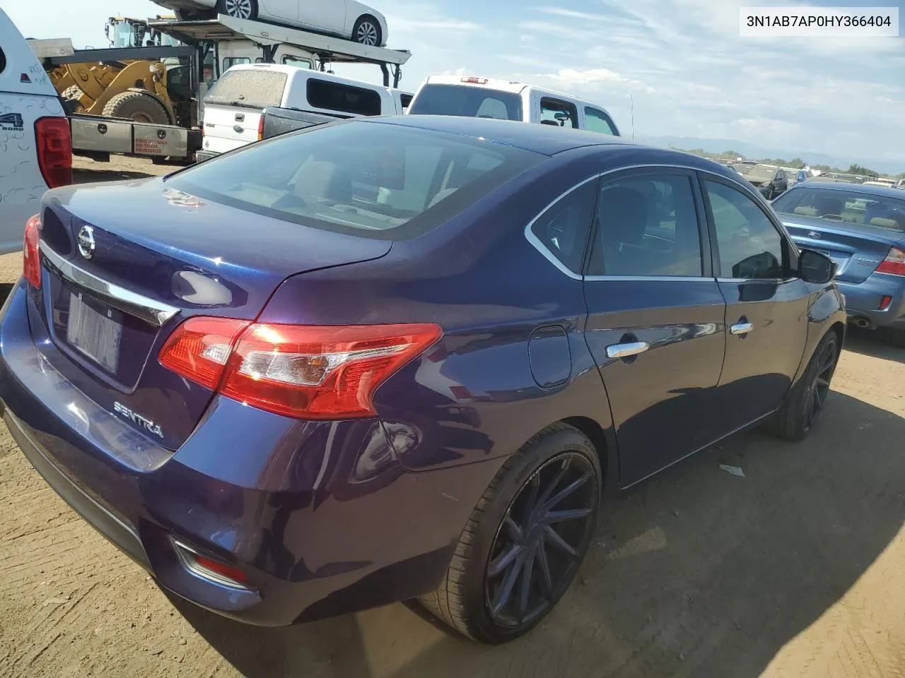 2017 Nissan Sentra S VIN: 3N1AB7AP0HY366404 Lot: 70331014