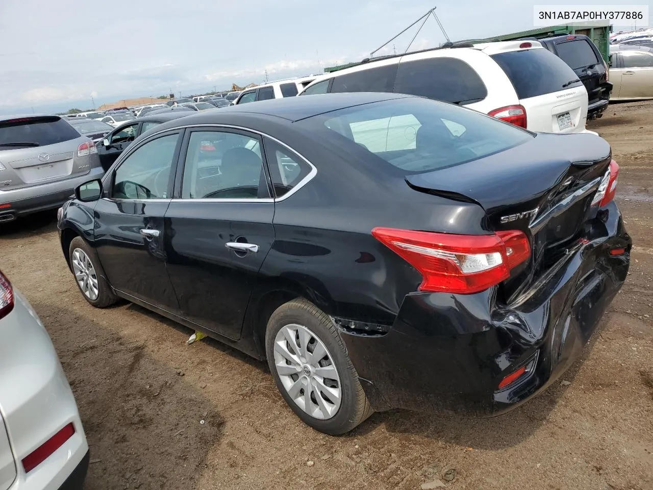 2017 Nissan Sentra S VIN: 3N1AB7AP0HY377886 Lot: 70341124