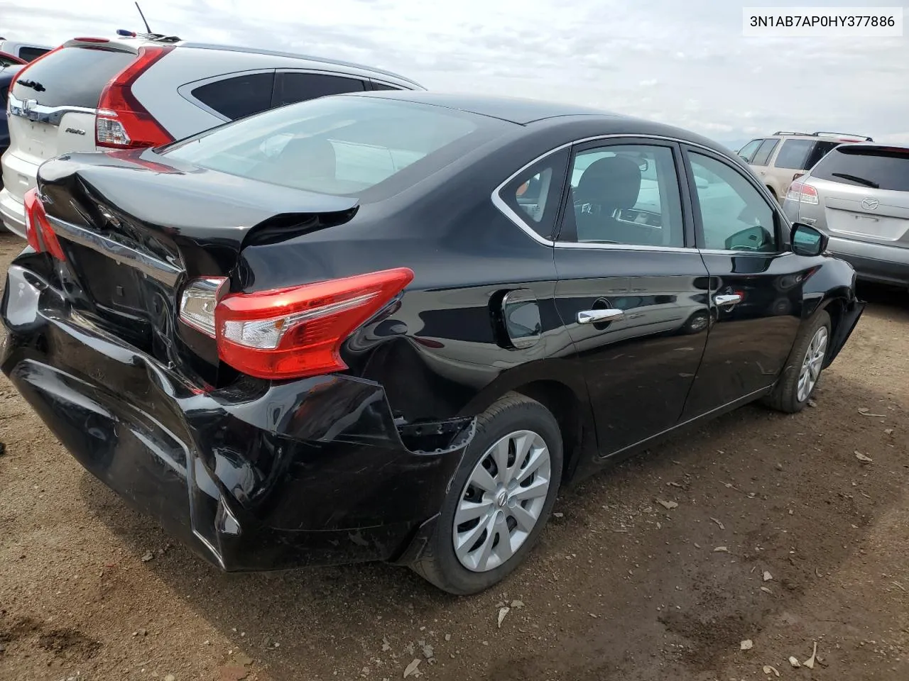 2017 Nissan Sentra S VIN: 3N1AB7AP0HY377886 Lot: 70341124