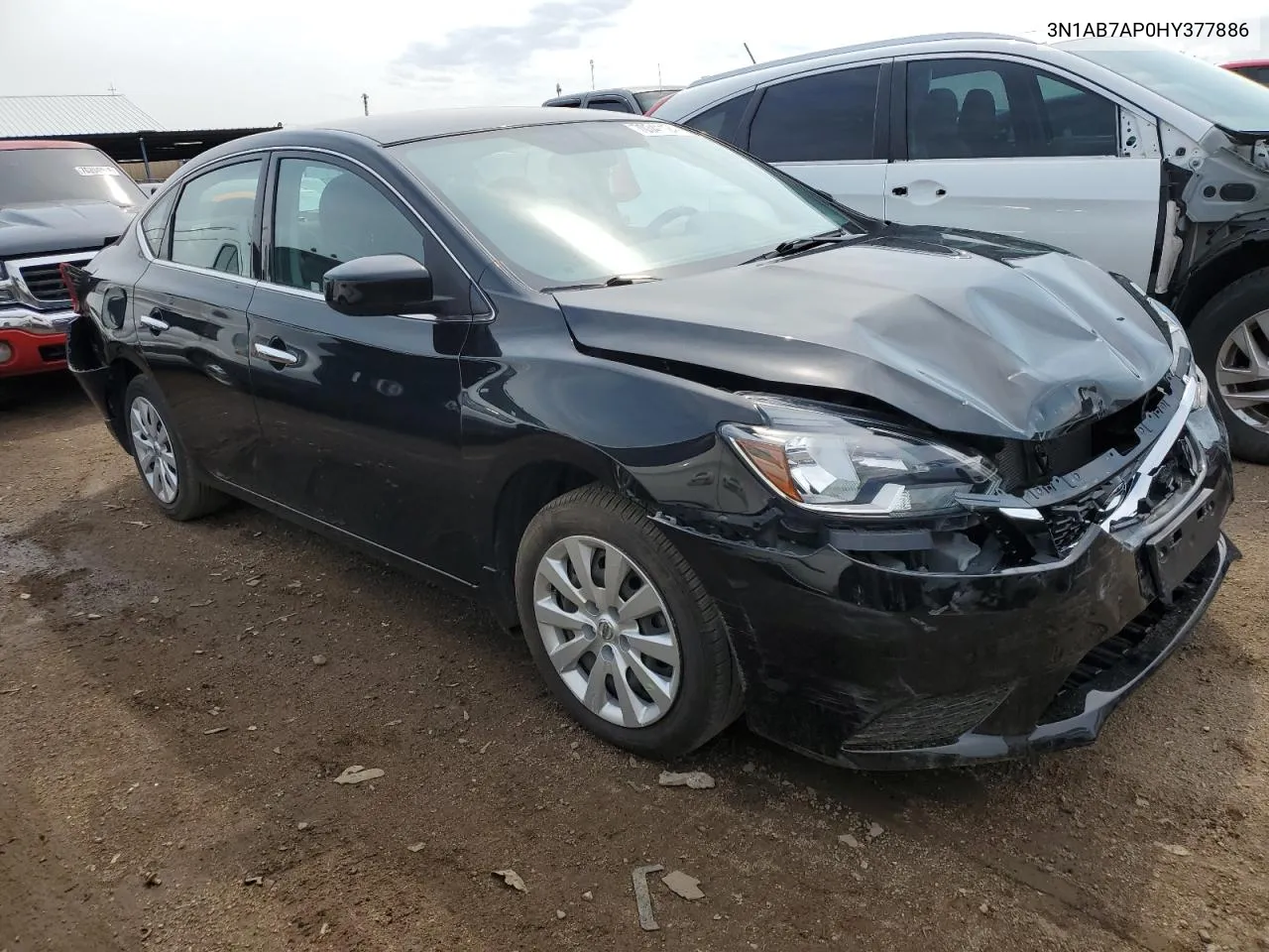 2017 Nissan Sentra S VIN: 3N1AB7AP0HY377886 Lot: 70341124