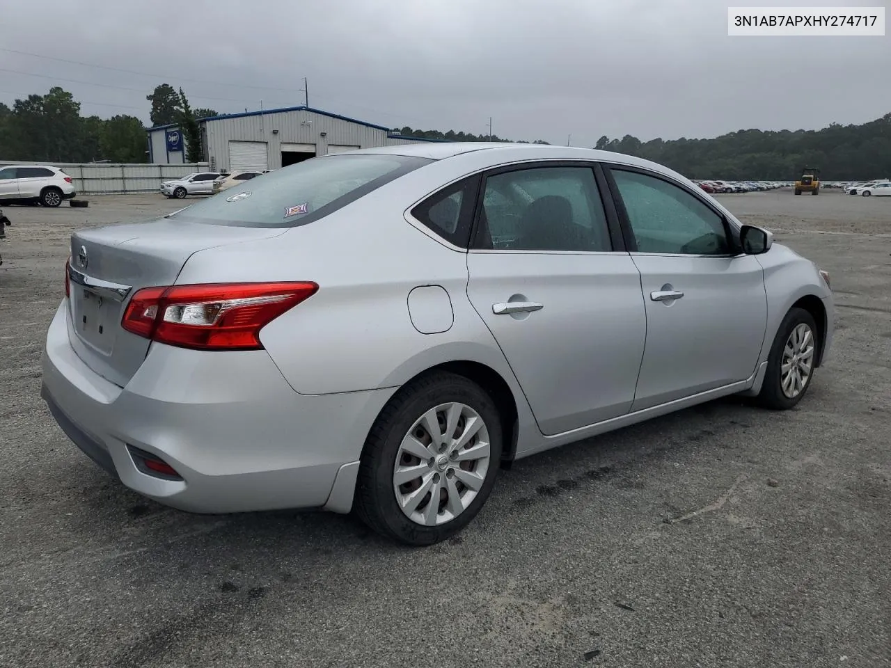 2017 Nissan Sentra S VIN: 3N1AB7APXHY274717 Lot: 70370514