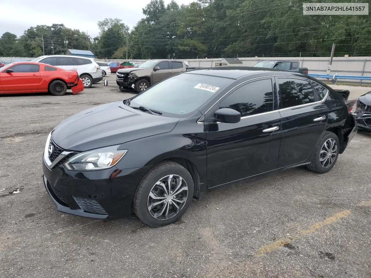 2017 Nissan Sentra S VIN: 3N1AB7AP2HL641557 Lot: 70490724