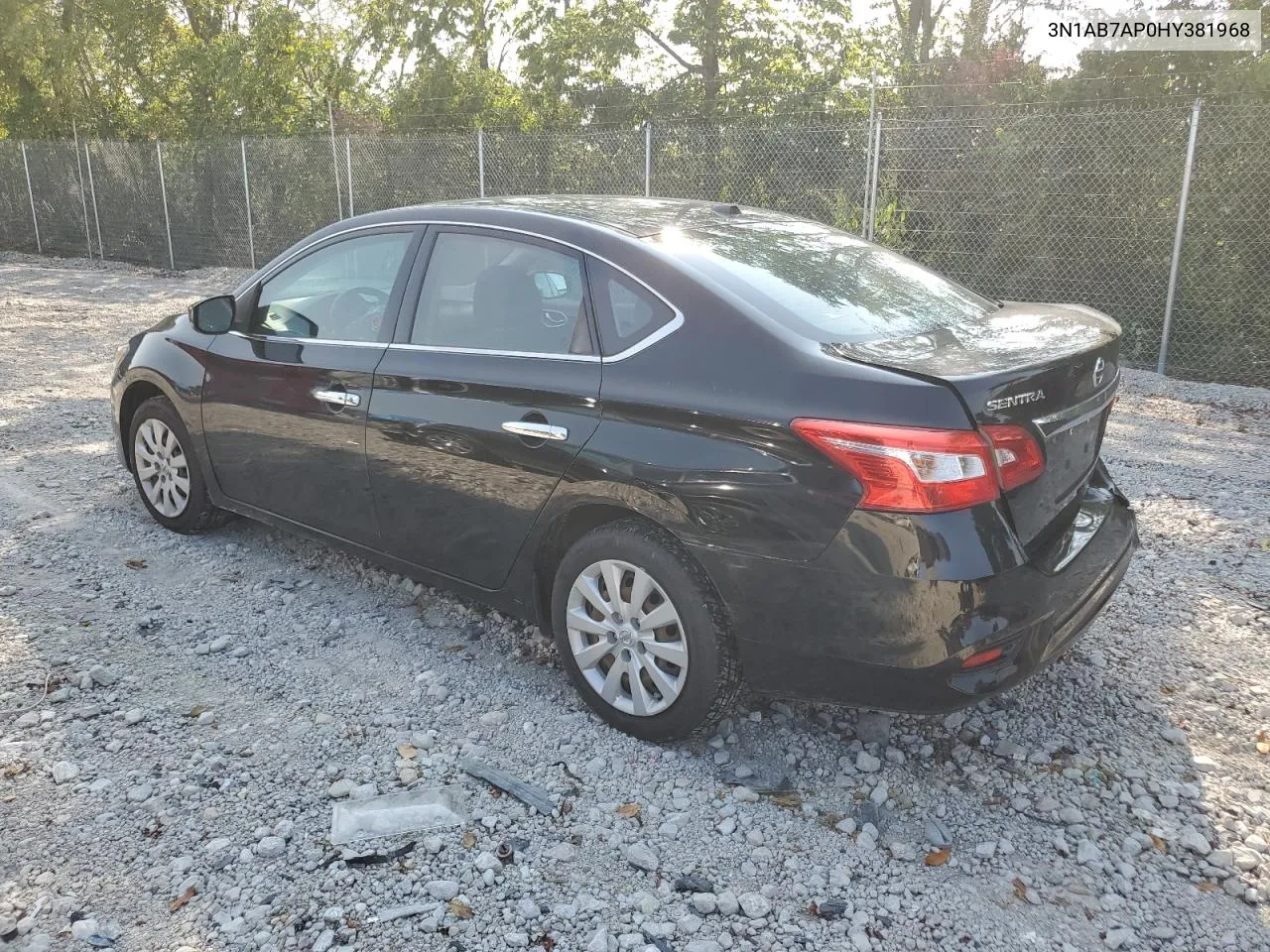 2017 Nissan Sentra S VIN: 3N1AB7AP0HY381968 Lot: 70625914