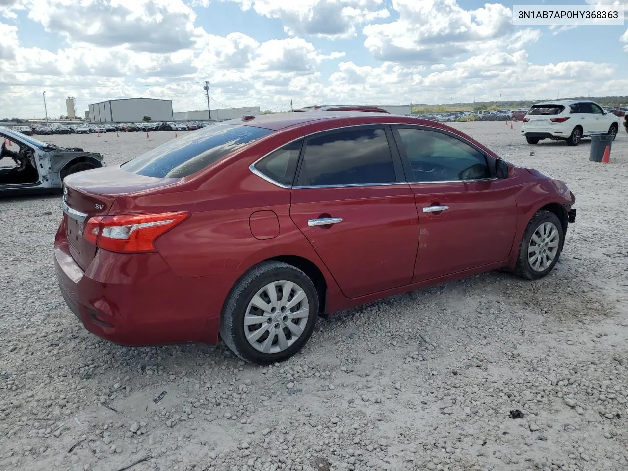 2017 Nissan Sentra S VIN: 3N1AB7AP0HY368363 Lot: 70654574