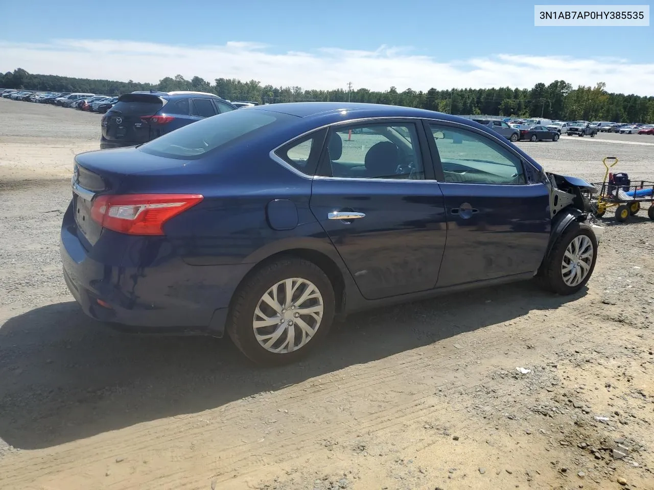 2017 Nissan Sentra S VIN: 3N1AB7AP0HY385535 Lot: 70704854