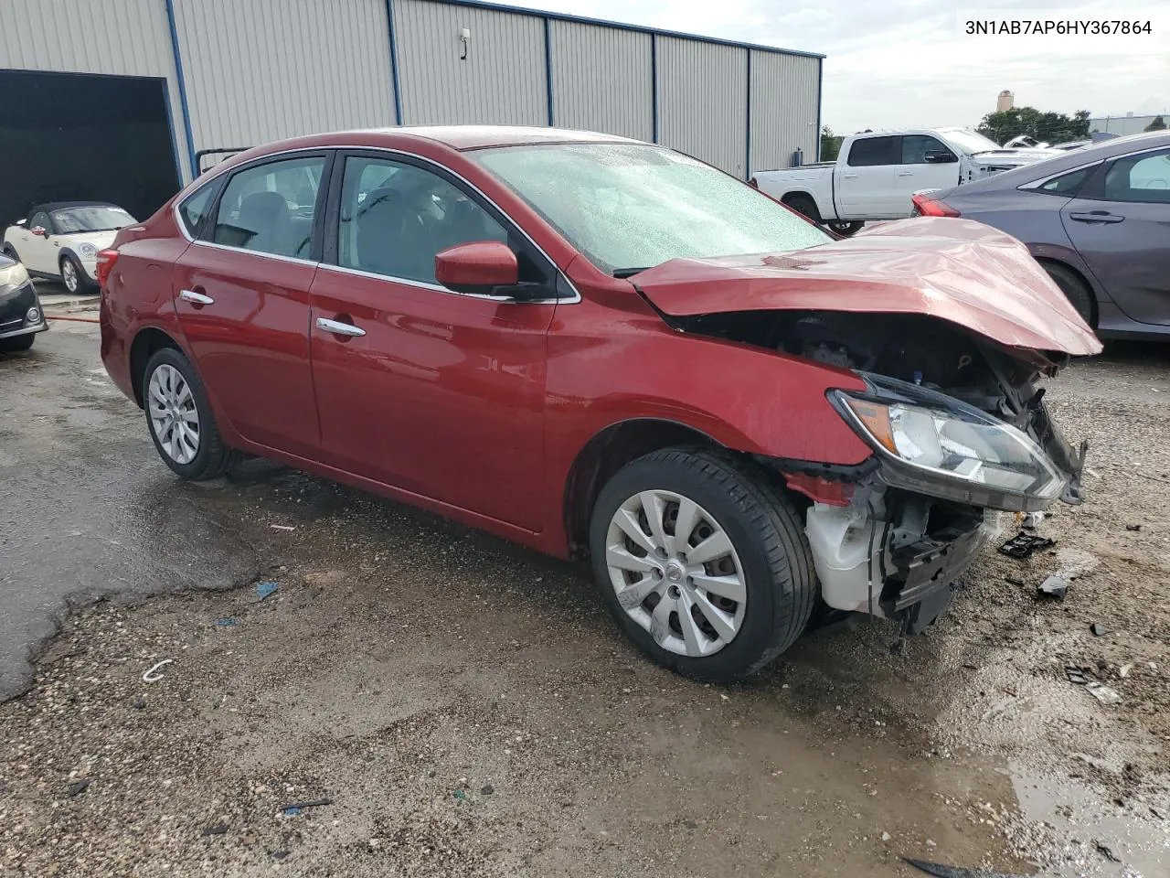 2017 Nissan Sentra S VIN: 3N1AB7AP6HY367864 Lot: 70763324