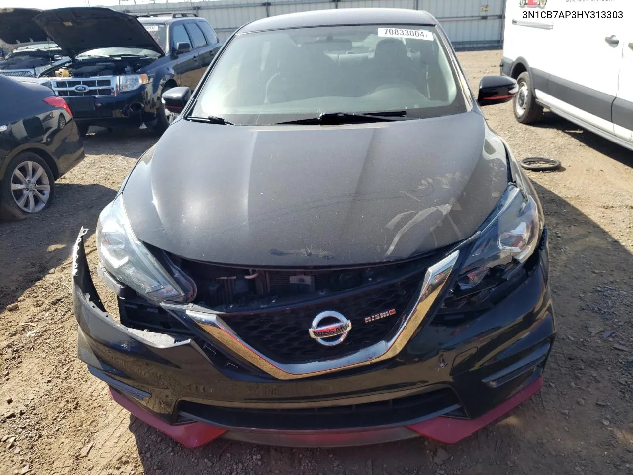 3N1CB7AP3HY313303 2017 Nissan Sentra Sr Turbo