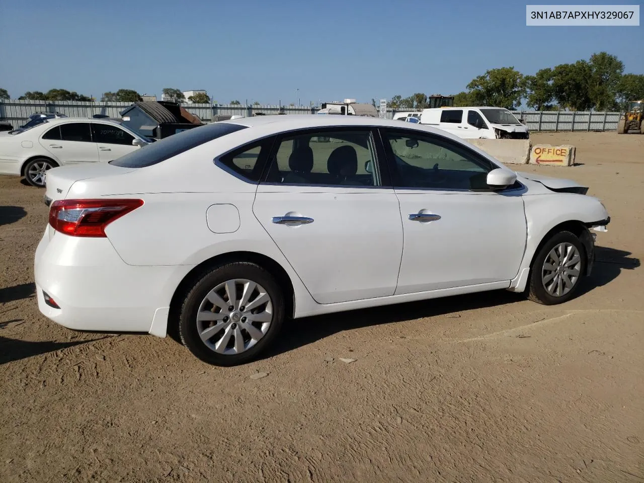 2017 Nissan Sentra S VIN: 3N1AB7APXHY329067 Lot: 70838464