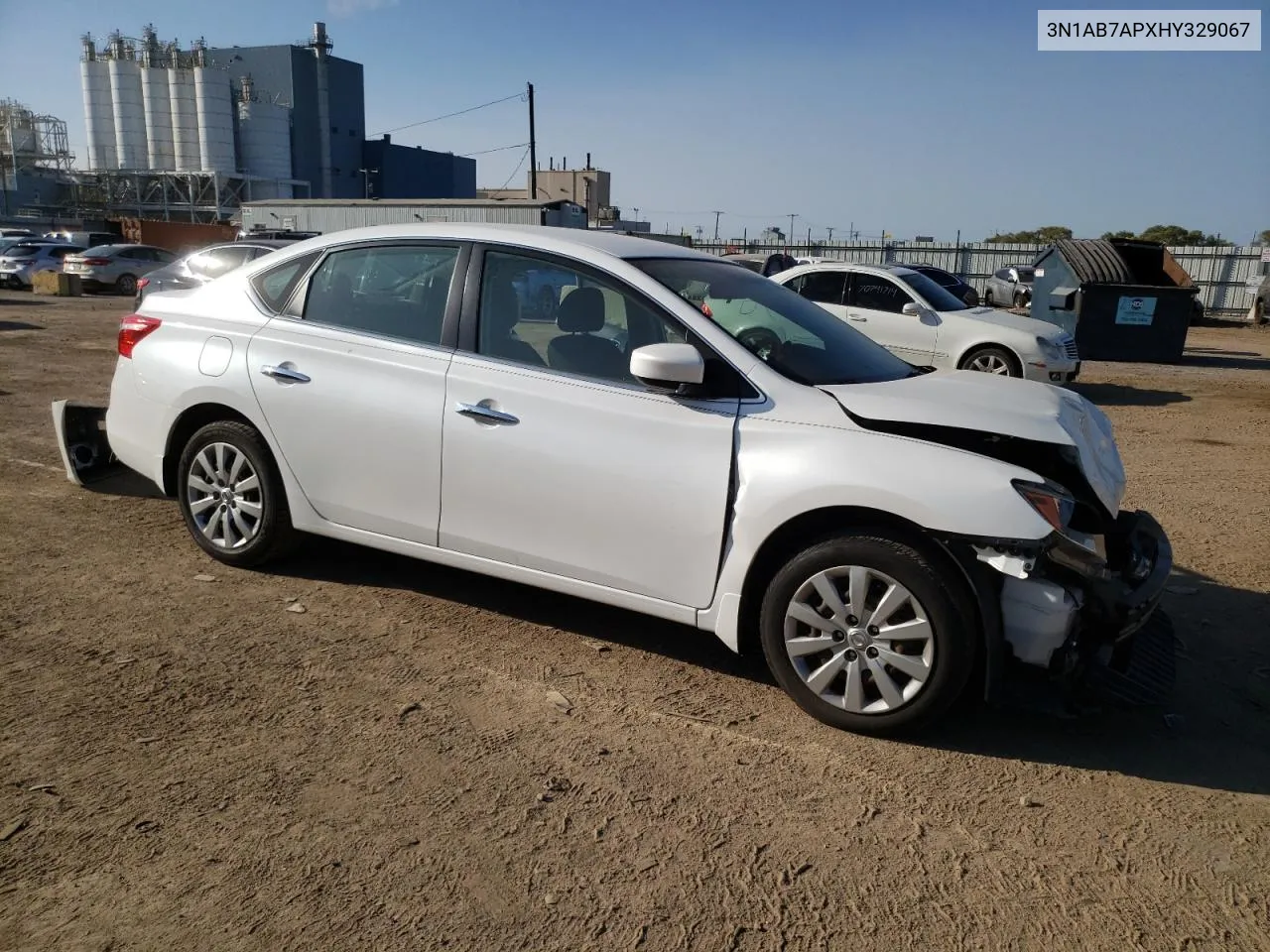 2017 Nissan Sentra S VIN: 3N1AB7APXHY329067 Lot: 70838464