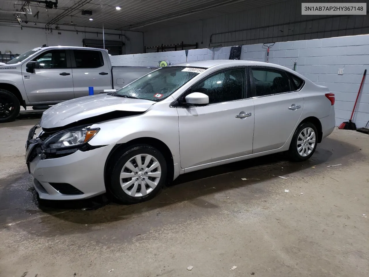 2017 Nissan Sentra S VIN: 3N1AB7AP2HY367148 Lot: 70868184