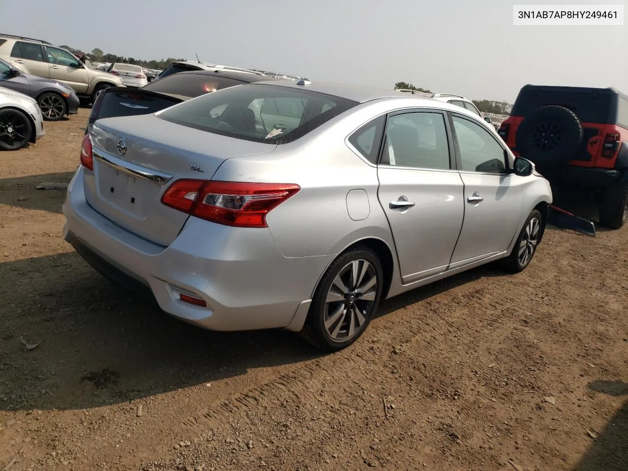 2017 Nissan Sentra S VIN: 3N1AB7AP8HY249461 Lot: 70876464