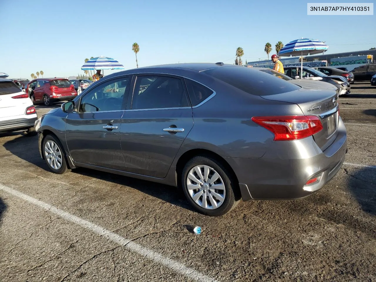 2017 Nissan Sentra S VIN: 3N1AB7AP7HY410351 Lot: 70997444