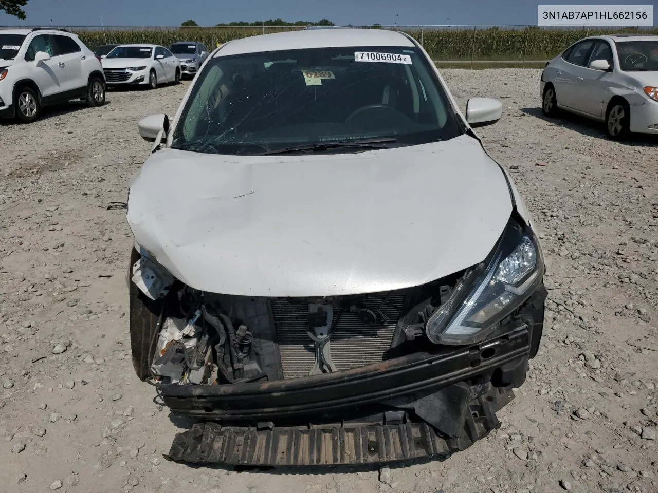 2017 Nissan Sentra S VIN: 3N1AB7AP1HL662156 Lot: 71006904