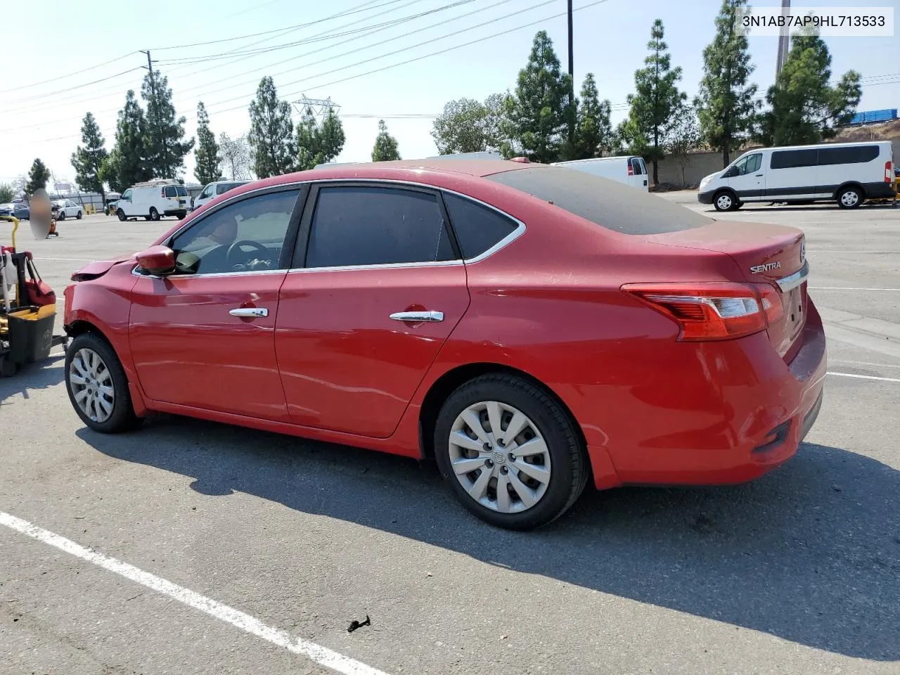 2017 Nissan Sentra S VIN: 3N1AB7AP9HL713533 Lot: 71053884