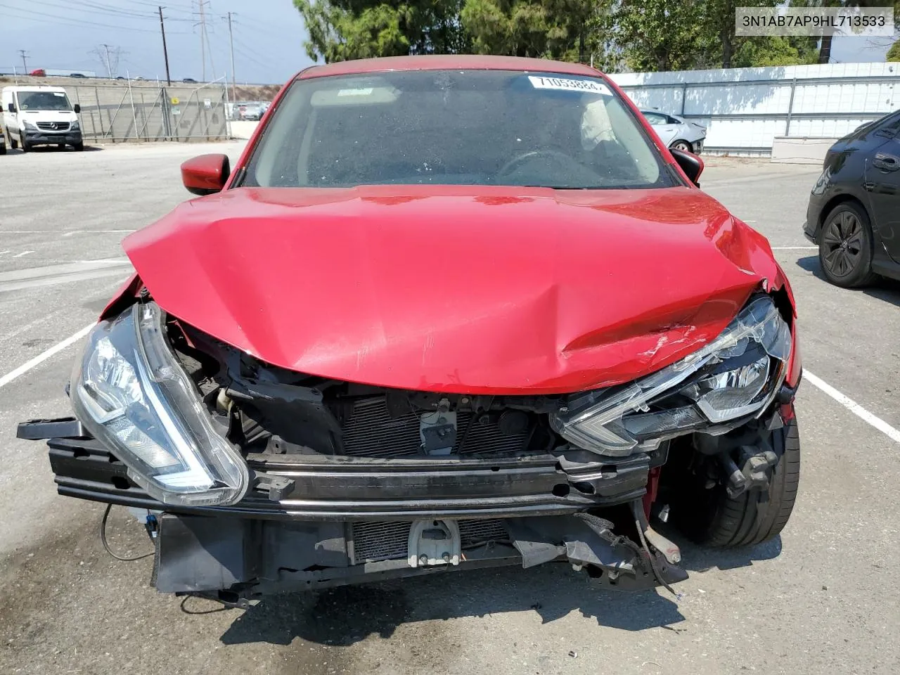 2017 Nissan Sentra S VIN: 3N1AB7AP9HL713533 Lot: 71053884