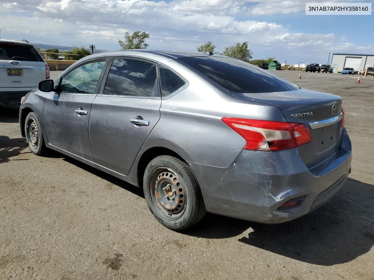 2017 Nissan Sentra S VIN: 3N1AB7AP2HY358160 Lot: 71069214