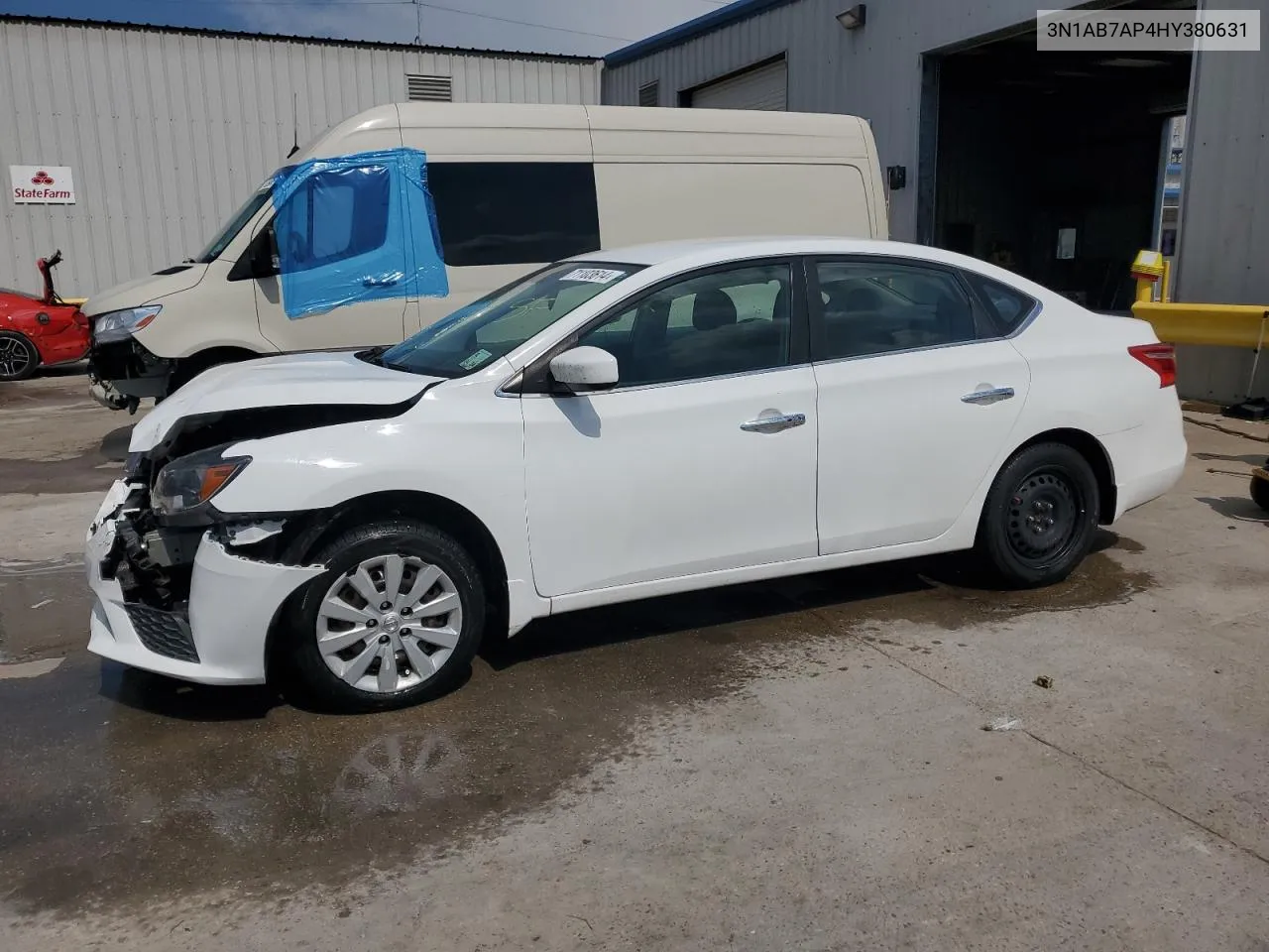 2017 Nissan Sentra S VIN: 3N1AB7AP4HY380631 Lot: 71103614