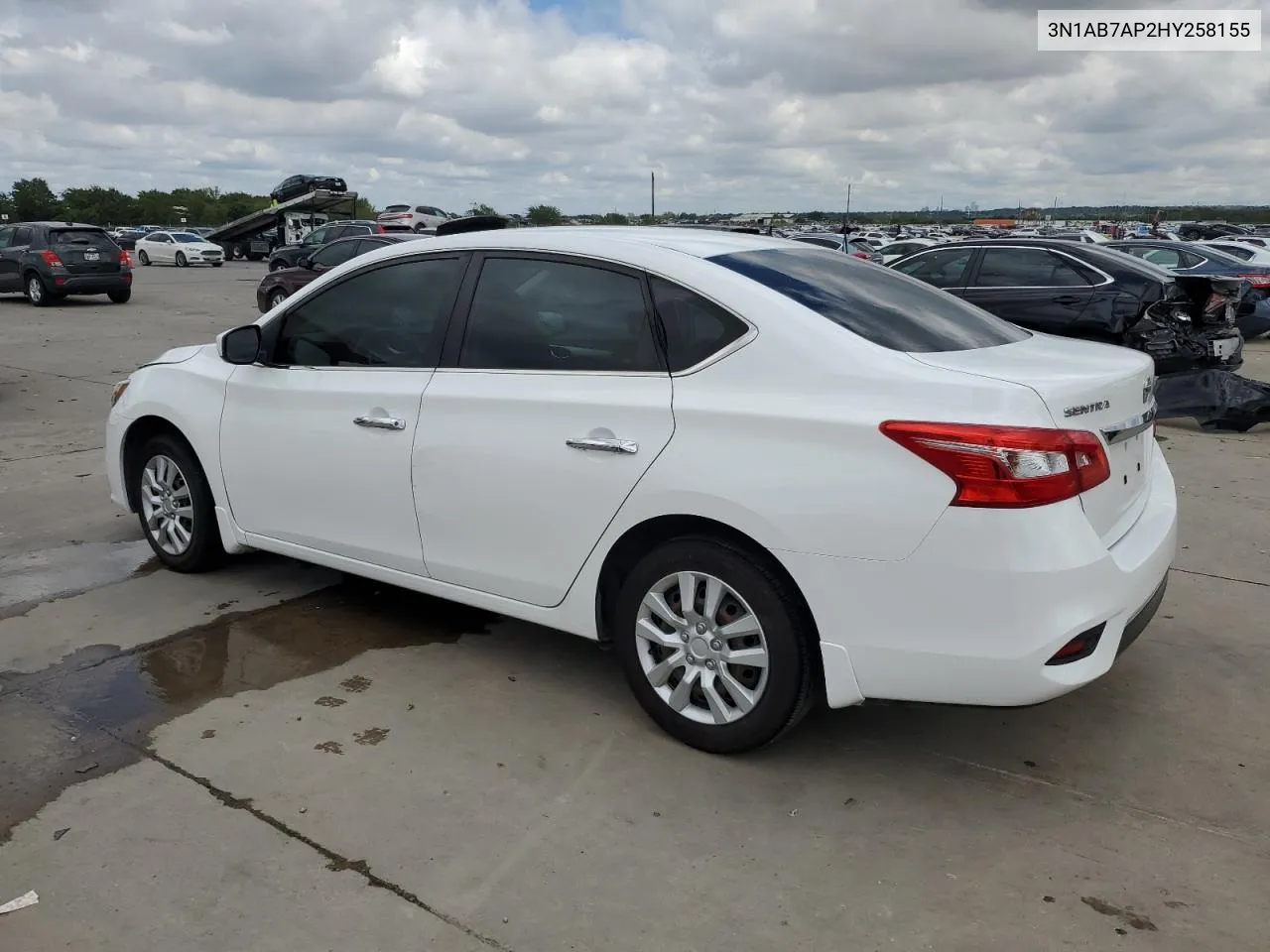 2017 Nissan Sentra S VIN: 3N1AB7AP2HY258155 Lot: 71107044