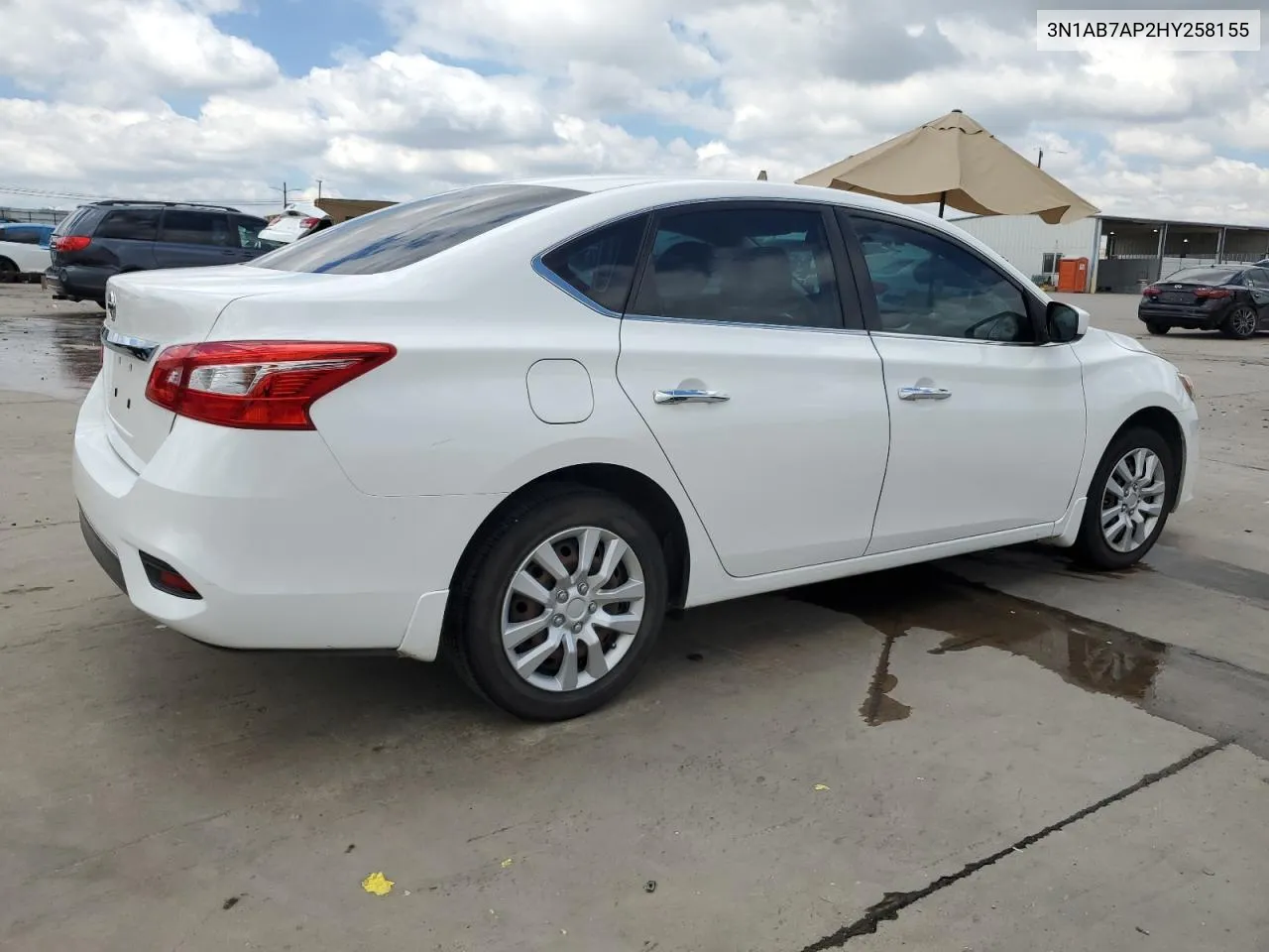 2017 Nissan Sentra S VIN: 3N1AB7AP2HY258155 Lot: 71107044