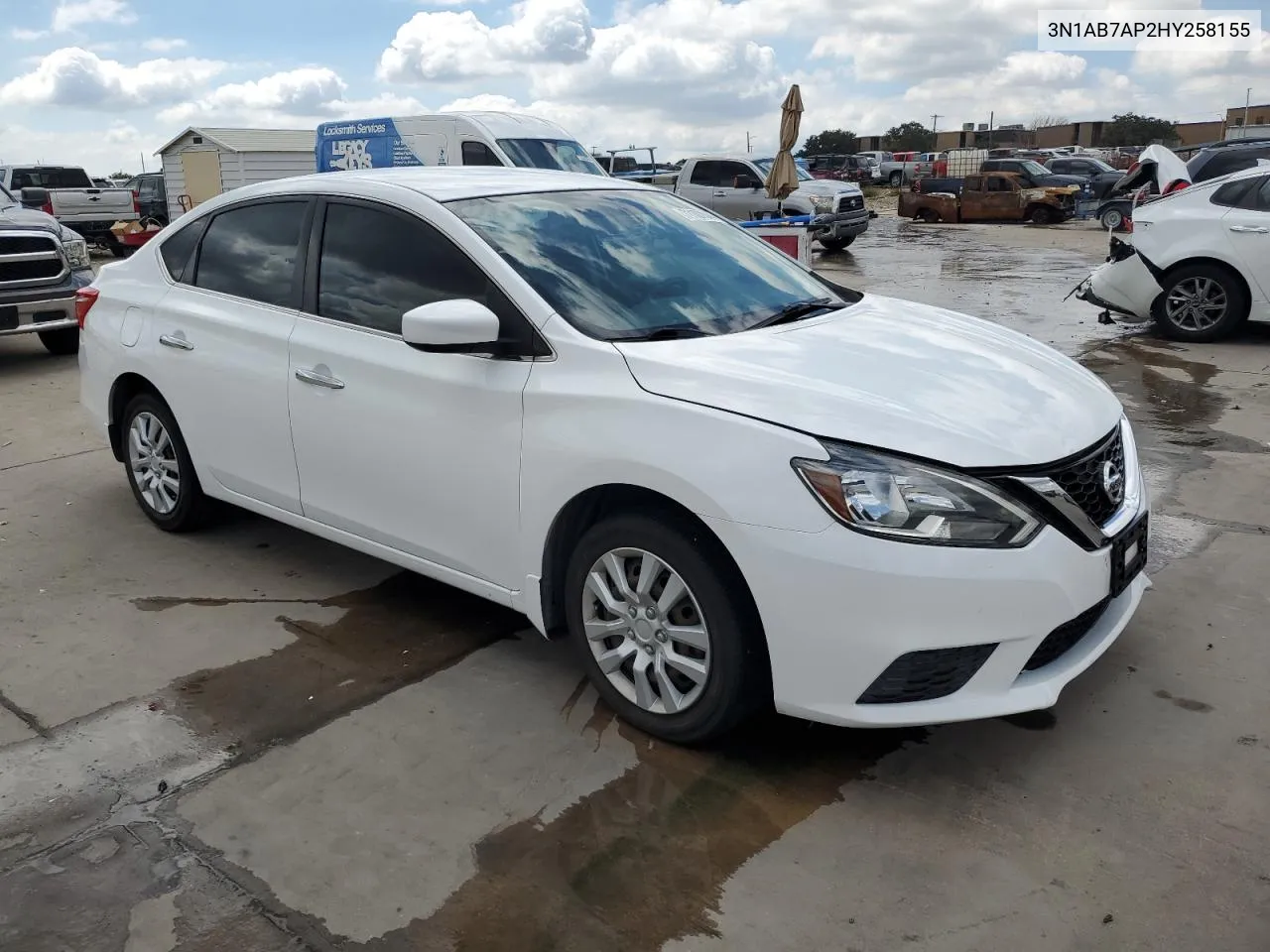 2017 Nissan Sentra S VIN: 3N1AB7AP2HY258155 Lot: 71107044