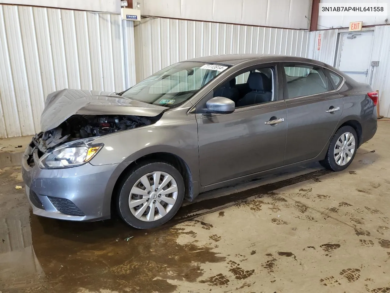 3N1AB7AP4HL641558 2017 Nissan Sentra S