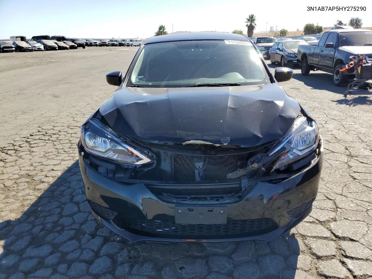 2017 Nissan Sentra S VIN: 3N1AB7AP5HY275290 Lot: 71134904