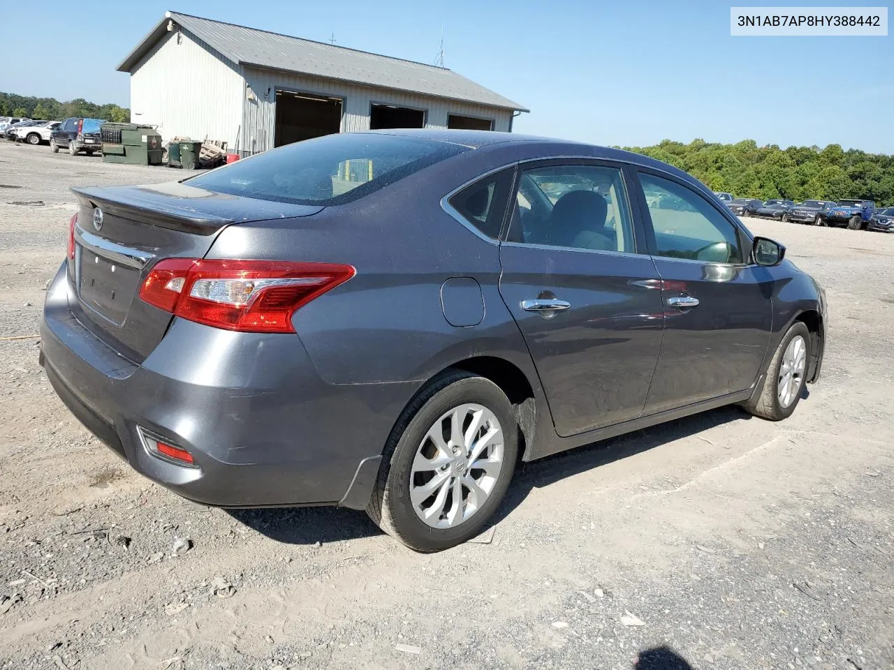 2017 Nissan Sentra S VIN: 3N1AB7AP8HY388442 Lot: 71179744