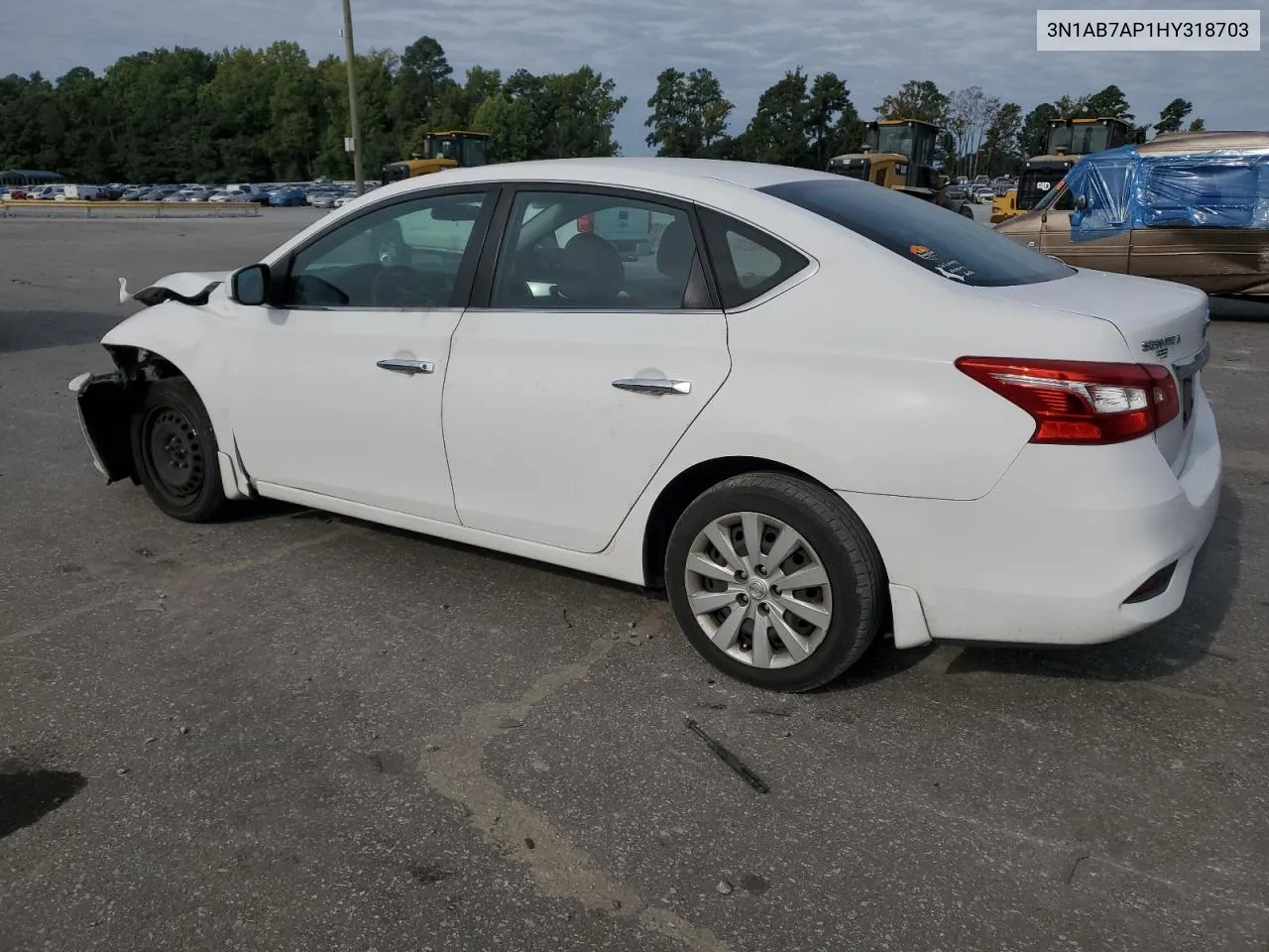 2017 Nissan Sentra S VIN: 3N1AB7AP1HY318703 Lot: 71185114