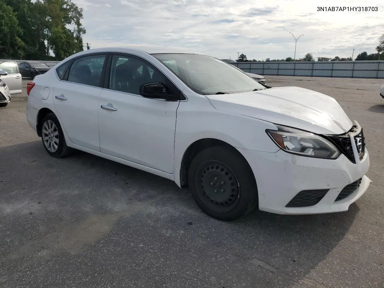 2017 Nissan Sentra S VIN: 3N1AB7AP1HY318703 Lot: 71185114