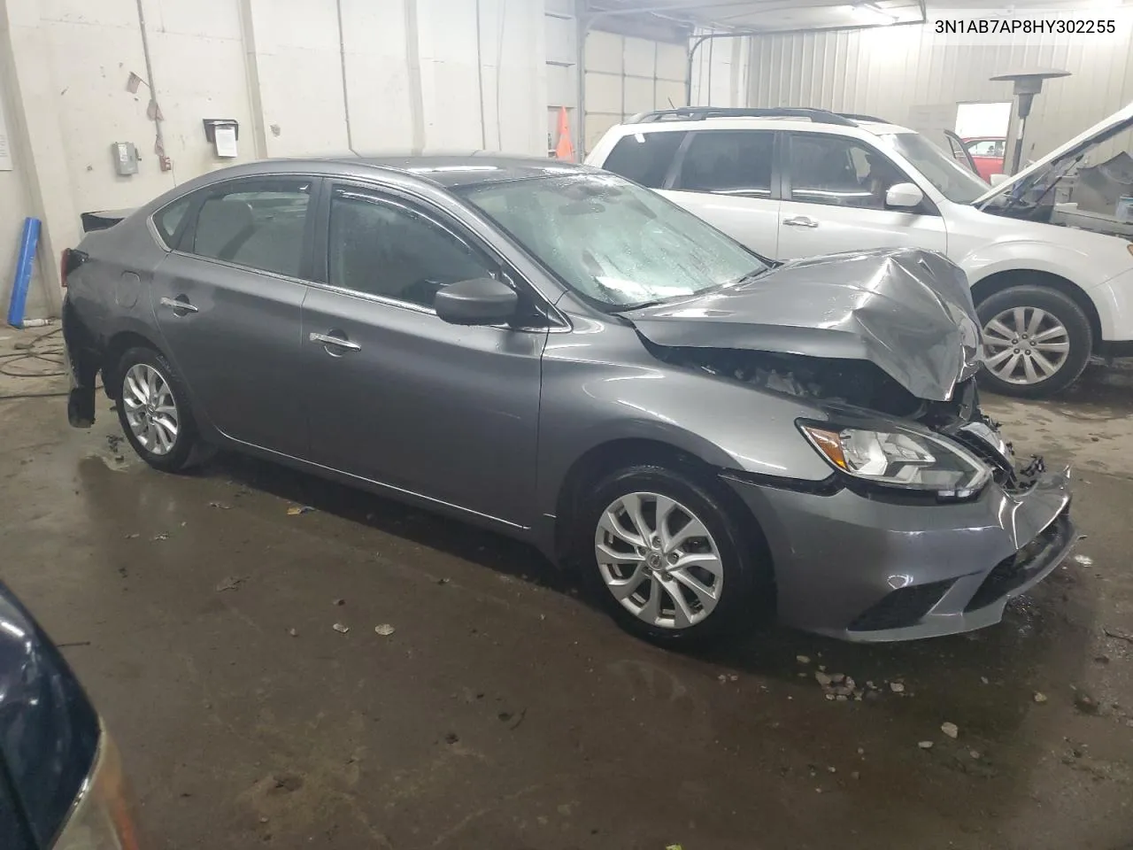 2017 Nissan Sentra S VIN: 3N1AB7AP8HY302255 Lot: 71277374