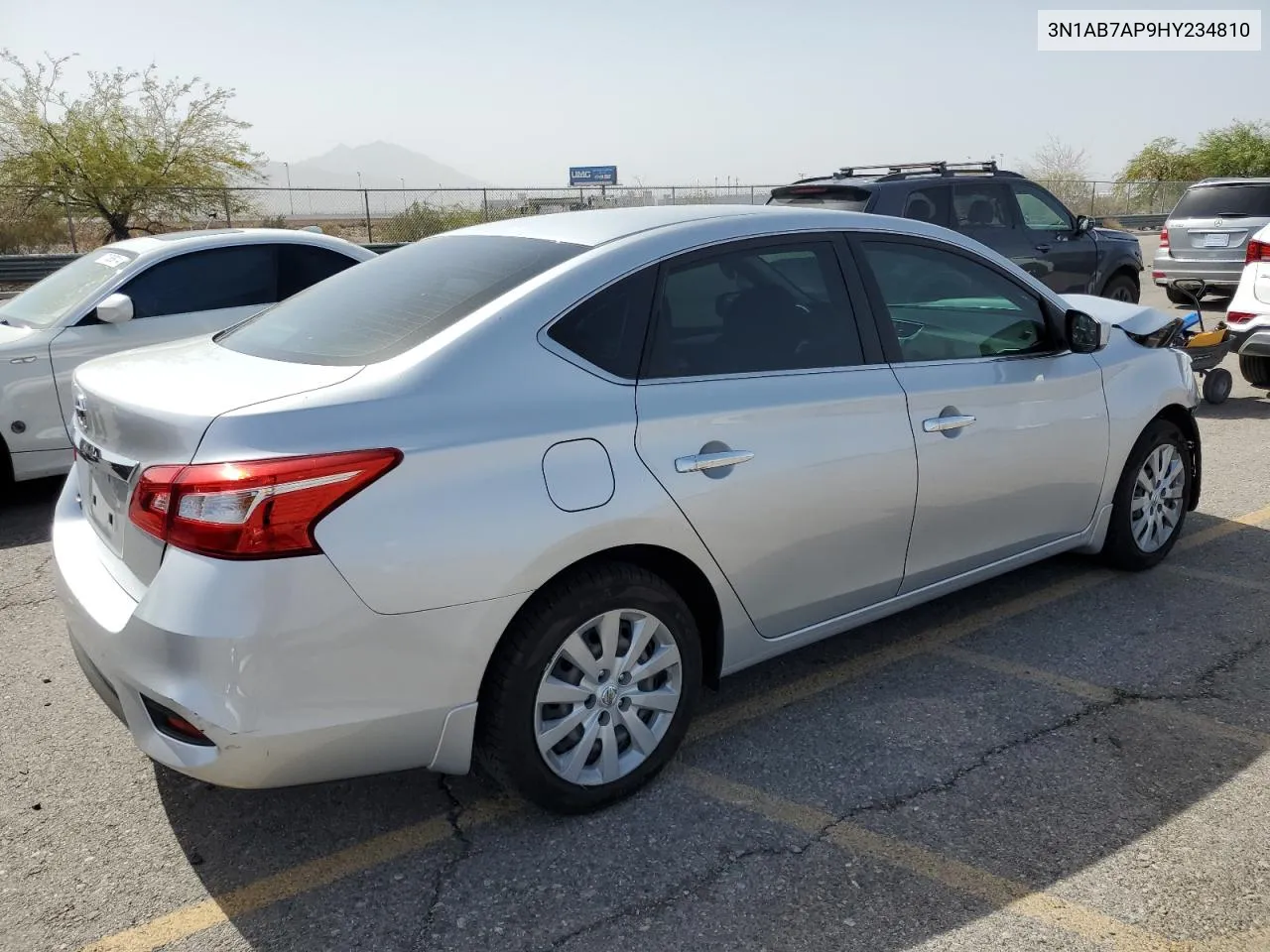 2017 Nissan Sentra S VIN: 3N1AB7AP9HY234810 Lot: 71372114