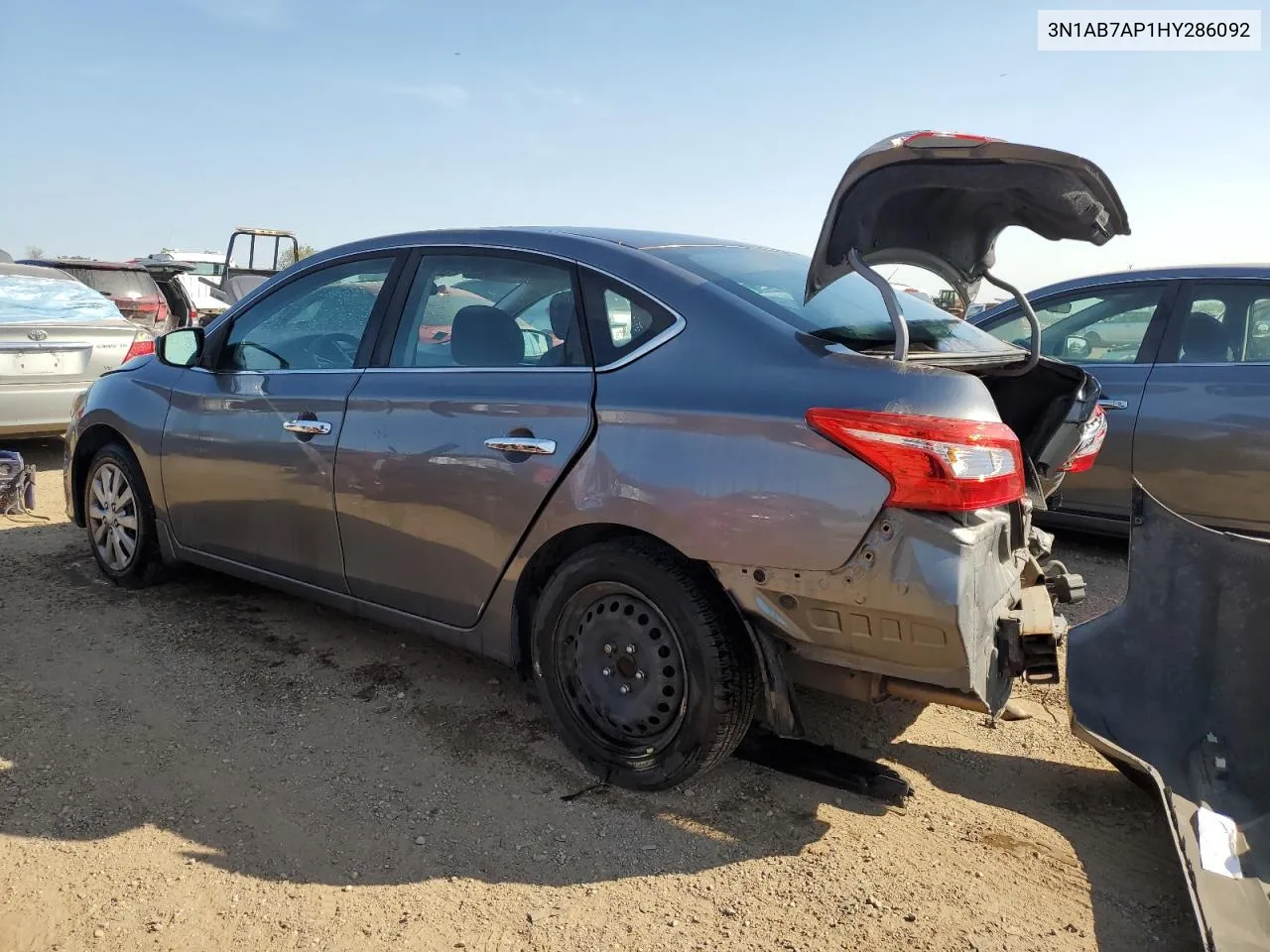 2017 Nissan Sentra S VIN: 3N1AB7AP1HY286092 Lot: 71462224