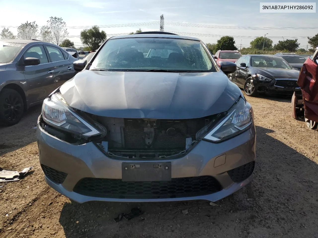 2017 Nissan Sentra S VIN: 3N1AB7AP1HY286092 Lot: 71462224