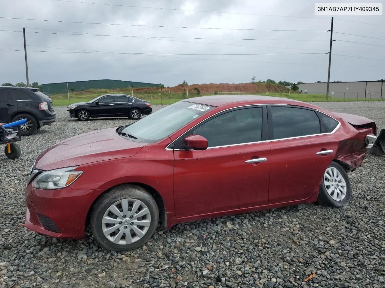 2017 Nissan Sentra S VIN: 3N1AB7AP7HY409345 Lot: 71537644