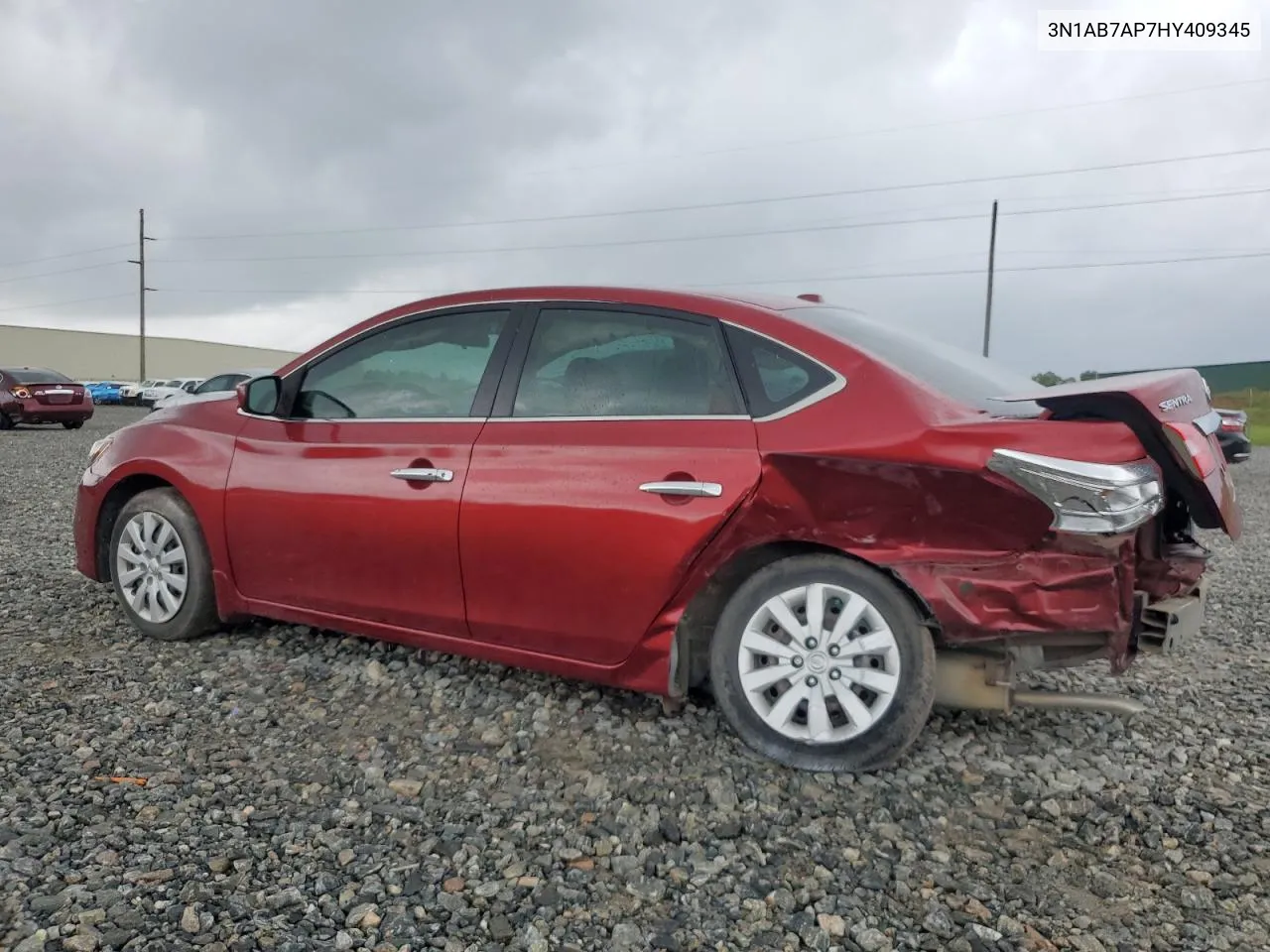 2017 Nissan Sentra S VIN: 3N1AB7AP7HY409345 Lot: 71537644