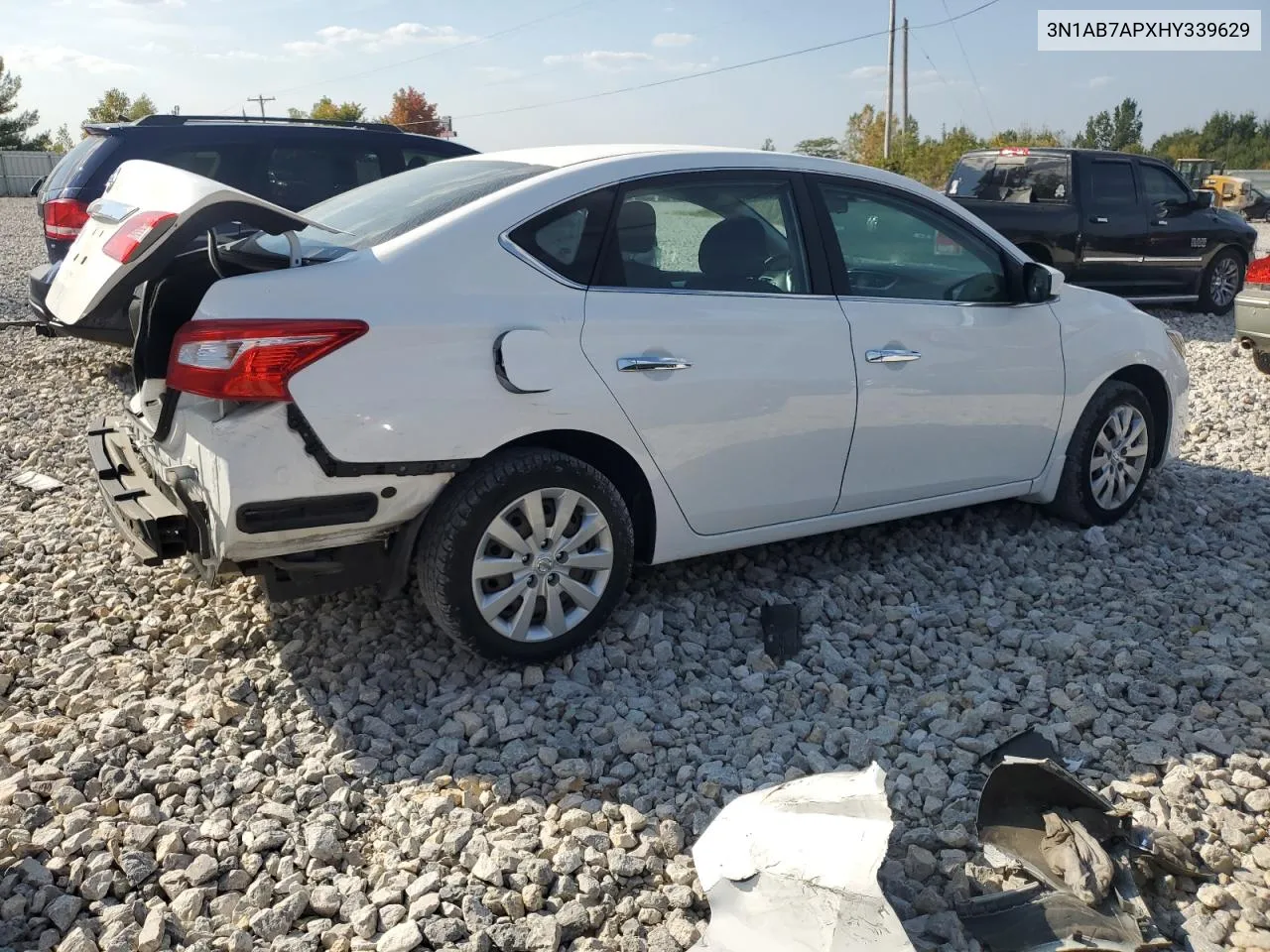 2017 Nissan Sentra S VIN: 3N1AB7APXHY339629 Lot: 71582414